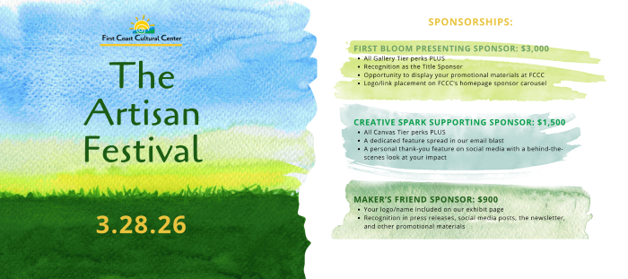 Artisan Market Sponsorship Tiers for Website